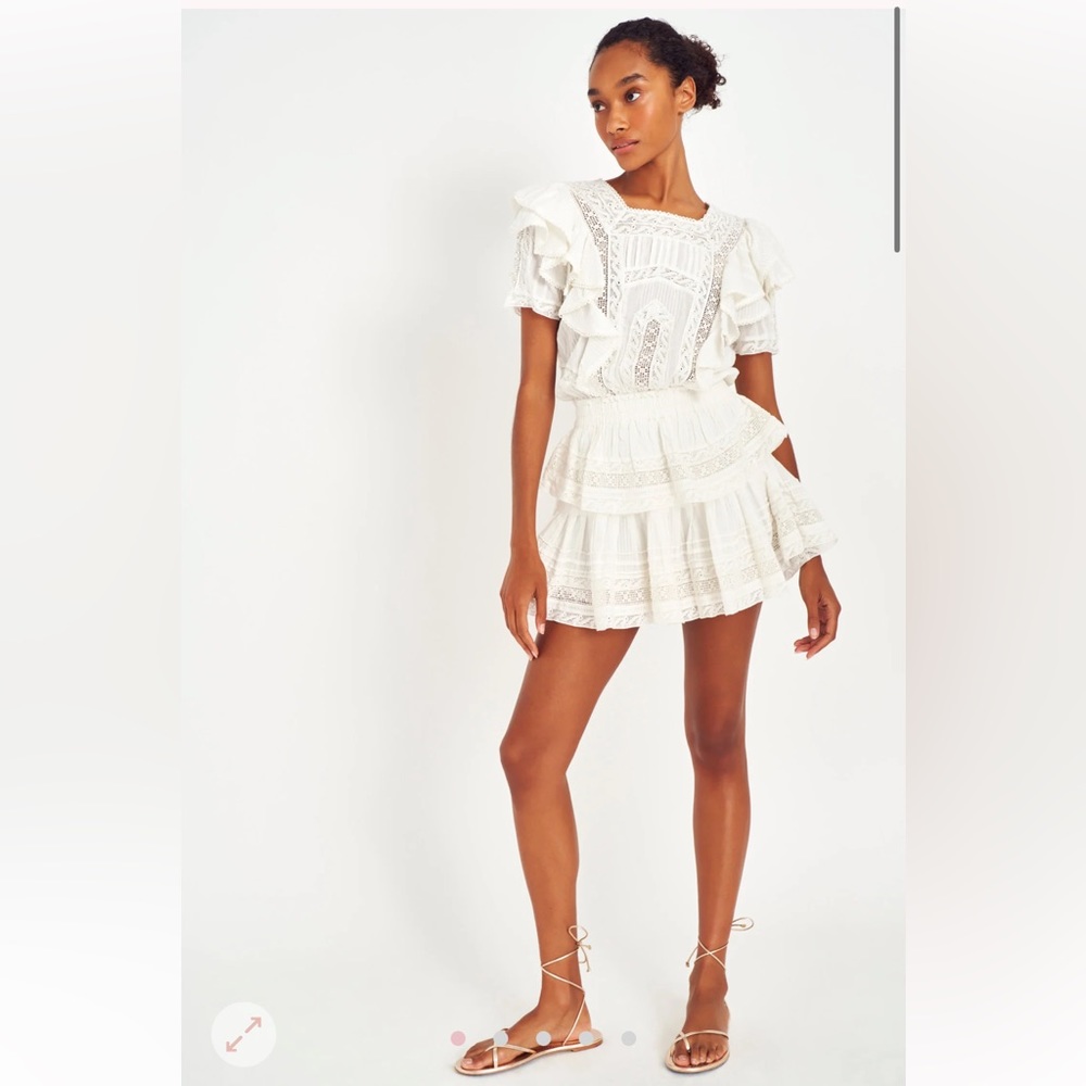Stella Mini Dress — NEVER WORN, White (M), new without tags
